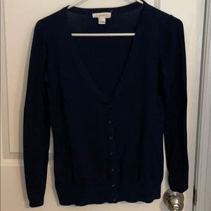 Navy cardigan
